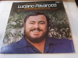 Luciano Pavarotti – The World's Favorite Tenor Arias VG+ London LP Record 1981 - Picture 1 of 5