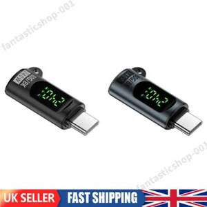 Digital Display Type-C Adapter 8K 60HZ Power Meter Tester PD 240W 80 Gbps(Black) - Afbeelding 1 van 6