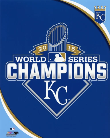 2015 KANSAS CITY ROYALS Champions 8x10 Photo World Series Poster Logo Print Cover