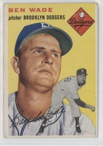 1954 Topps Ben Wade #126