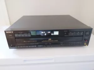 Sony CDP-C69ES Lettore CD 5 dischi HD convertitore lineare processore di segnale digitale - Foto 1 di 11