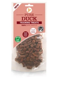 Jr Pure Training Treats 100% Natural Treats For Dogs Duck x3 85g Gluten Free - Picture 1 of 2