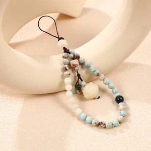 Tether Universal Cell Beaded Phone Wrist Strap Phone Chain Strap Phone Strap - Zdjęcie 1 z 12