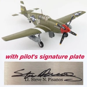 Hobby Master 1/48 P-51B Mustang 4th FG 334th FS Steve Pisanos Signature HA8515B - Picture 1 of 8