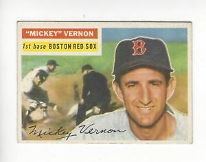1956 Topps #228 Mickey Vernon Red Sox - EX-MT
