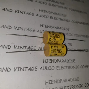 THOMSON FRANCE PEK 22nF 0.022uF 630V 13x19mm AUDIO MKP CAPACITORS! 2PCS - Picture 1 of 5