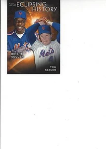 2015 Topps 2 Eclipsing History Dwight Gooden Tom Seaver New York Mets EH 5 - Picture 1 of 1