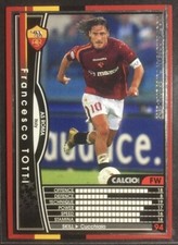 2004-05 Panini WCCF Extra Calcio Francesco Totti super rare AS Roma card 