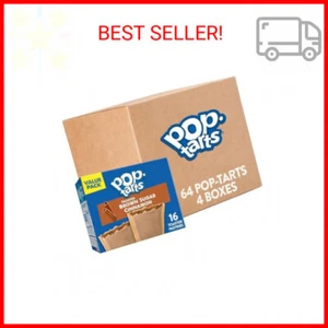 Pop-Tarts Toaster Pastries, Breakfast Foods, Kids Snacks, Frosted Brown Sugar Ci - Picture 1 of 2