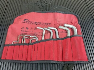 #am976 Snap On Tools 11 Piece SAE Hex Key / Allen Wrench Set - Picture 1 of 8