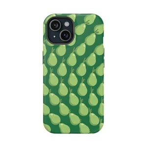 Pear Printed iPhone 15/16 MagSafe Cases - Stylish, Protective Covers - Picture 1 of 33