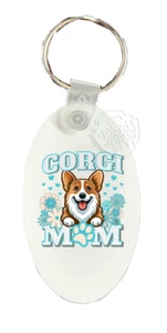 Corgi Mom Aluminium Schlüsselanhänger mit Schlüsselring Muttertag - Bild 1 von 1
