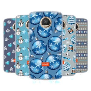 OFFICIAL emoji® WINTER PATTERNS GEL CASE FOR MOTOROLA PHONES - Picture 1 of 11