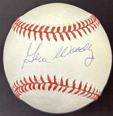 Gene Woodling Firmado Oficial AL Béisbol New York Yankees Como Nuevo Automático Certificado de Autenticidad PSA Foto 1 de 4