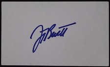 J T BRUETT Minnesota Twins Autograph Signed 3x5 Index Card 16H