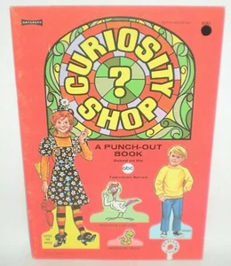 Vtg 1971 Curiosity Shop Punch-Out PAPER DOLL BOOK Artcraft # 4343 ABC Unpunched - Picture 1 of 2