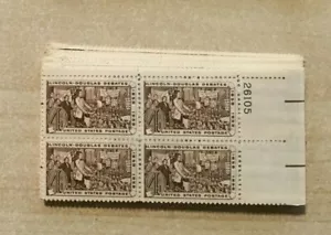 Group of 25 plate blocks of 4 #1115 Lincoln-Douglas Debates 1868-1968 4¢ MNH OG - Picture 1 of 1