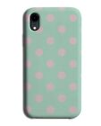 Mint Green and Baby Pink Polka Dot Phone Case Cover Dots Dotted Spotty i453