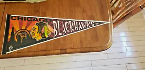 CHICAGO BLACKHAWKS GROSSER NHL WIMPEL - Bild 1 von 3