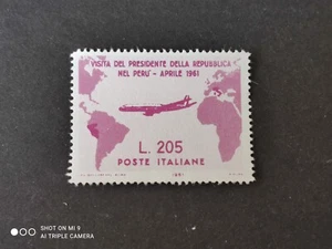 Francobollo Italia Repubblica Gronchi Rosa 1961 riproduzione - Foto 1 di 1