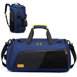 Gym Duffle Bag Backpack with Shoe Compartment &Wet Pocket, 50L Large Waterpro... - Picture 1 of 7