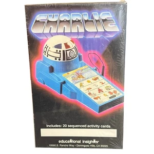 Vintage 1980er Charlie Roboter Lernspielzeug Wortschatz Entwicklung Set NEU versiegelt - Bild 1 von 6