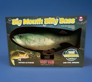 Big Mouth Billy Bass Fish Singing and Dancing Toys Electric Almost Alive Funtime - Picture 1 of 8
