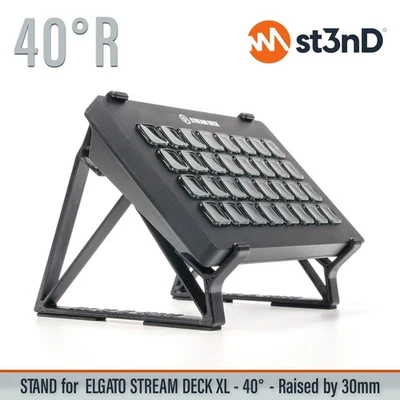 ST3ND STÄNDER für ELGATO STREAM DECK XL - 40° - Erhöht (um 30mm)