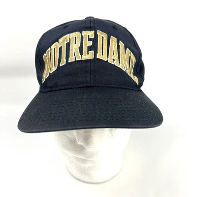 Vintage Notre Dame Fighting Irish Embroidered Cap SnapBack Starter The Right Hat - Imagem 1 de 4