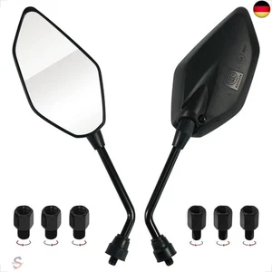 Evermotor Universal Motorrad Spiegel E-Geprüft, M8 und M10-360° einstellbares R - Bild 1 von 7