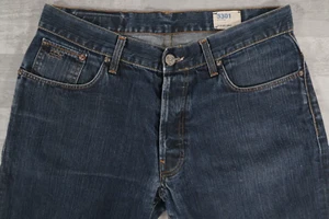 Jeans uomo G-Star Raw 3301 W32 L28 gamba dritta originale blu sciolto - Foto 1 di 17