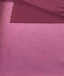 Solid Pink Luxury Smooth Suede Backed scuba Material, reversible Scuba fabric 1M - Picture 1 of 7