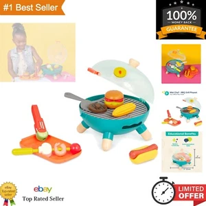 Pretend Play BBQ Grill Set for Kids - 16-Piece Educational Role Play - Bild 1 von 12