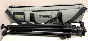 Trípode de cabeza fluida Cartoni Action Mini DV sistema de 75 mm con bolsa *LEER* - Imagen 1 de 11