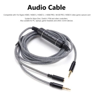 2.6m Audio Cable Extension Male To Female Audio Line for Elgato HD60 S+ HD60 Pro - Picture 1 of 11