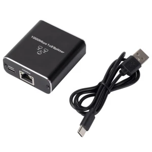 1000Mbps Internet Splitter 1 To 2 High Speed LAN Splitter RJ45 Ethernet Splitter - Photo 1/12