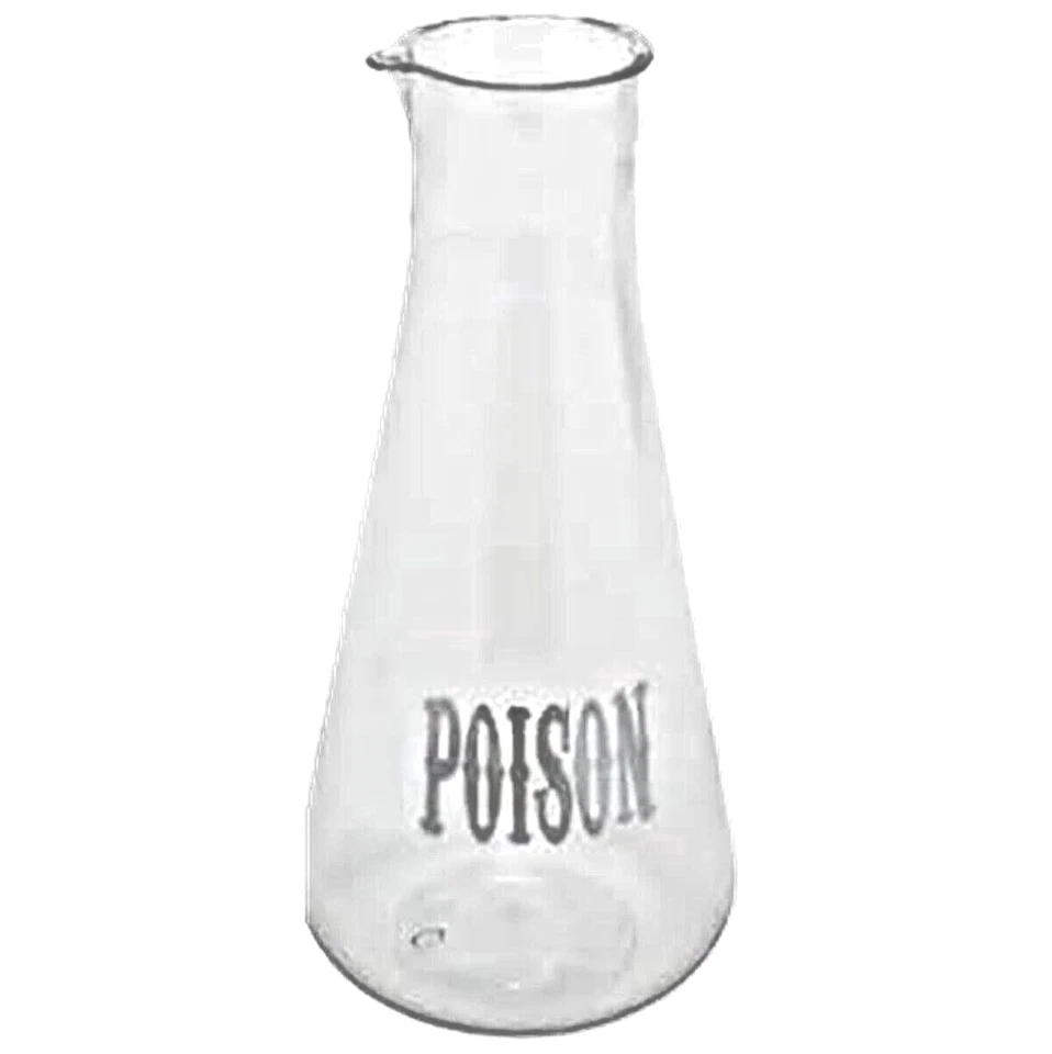 Хэллоуин прозрачный пластиковый яд стакан колба лаборатории зелье реквизит вечеринки декор - Изображение 1 из 4