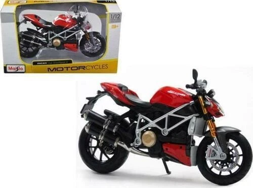 Ducati Mod Streetfighter S Red 1/12 Diecast Motorcycle Model by Maisto