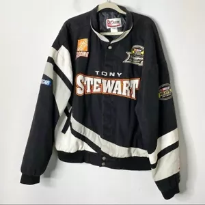 Chase Authentics Size XXL 2005 Tony Stewart 20 NASCAR Racing Jacket 100% Cotton - Picture 1 of 12