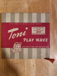 Poupée vintage milieu du siècle 1950 Toni Play Wave cheveux curling Perm spin curlers - Photo 1/3
