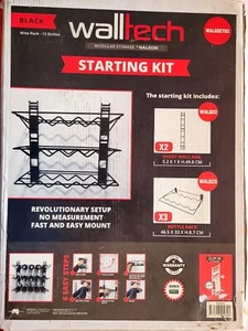 Walltech Modular Storage Holder Cellar 15 Bottle Wine Rack Wall Tech Starter Kit - Picture 1 of 8