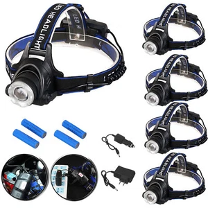 990000LM LED Headlamp USB Rechargeable Headlight Head Torch Lamp Flashlight - Picture 1 of 19