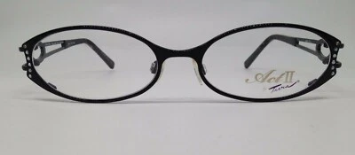 Act II от Tura Mod. A106 черная оправа для очков с сертификатом подлинности камни 53-16-130 Япония - Изображение 1 из 4