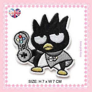 🌸 BADTZ-MARU SANRIO Full Embroidered Applique Iron Sew On Patch Badge UK 🌸