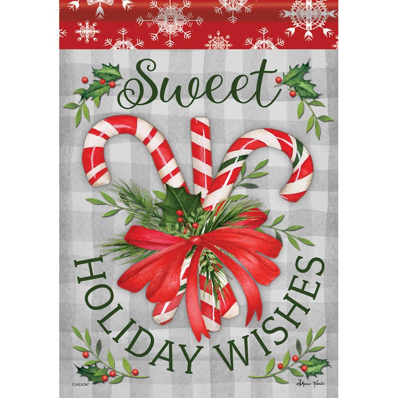 Carson - Sweet Wishes Garden Flag - 53147 - Imagem 1 de 1