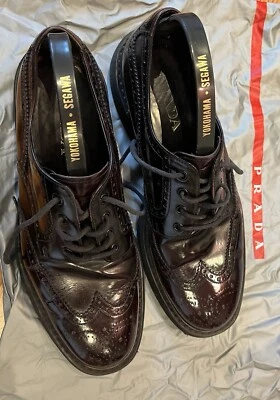 PRADA Men Size 12 US / 11 UK Leather Oxford City Platform Lace Up Shoes - Image 1 of 4