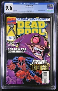 Deadpool #9 CGC 9.6 1st App of Deathtrap Marvel Comics 1997, X-Force - Picture 1 of 2