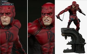 SIDESHOW DAREDEVIL BRAND NEW PREMIUM FORMAT 1/4 SCALE STATUE, MINT, NEVER OPENED - Picture 1 of 2