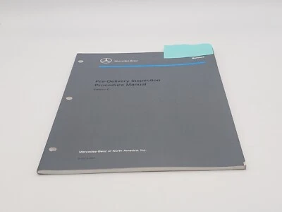 Mercedes-Benz Pre-Delivery Inspection Procedure Shop Service Manual Edition C - Image 1 of 4