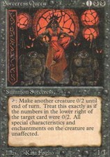 Moderately Played, English Sorceress Queen Revised Edition